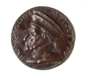 Medal depicting Cosimo il Grande: recto