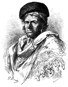 Spanish Gypsy, mid-late 19th century by Auguste Bertrand