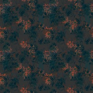 Burnt Umber Floral by Beth Travers