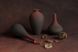 Elegant Pottery Still Life