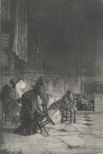 Interior of a Church in Milan by Bianchi Mose