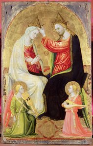 The Coronation of the Virgin by Bicci di Lorenzo