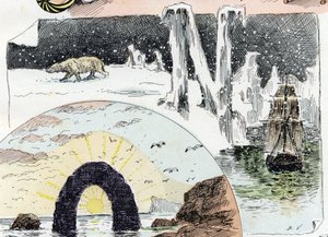 Letter N (North, Snow, Night, Ship) by Bigot Valentin Bigot Valentin