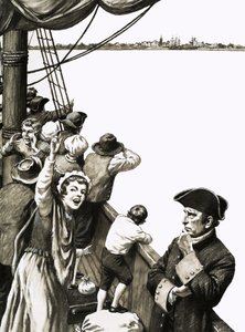 David Thomson did not share in the general excitement as the ship neared Nova Scotia by Bill Lacey
