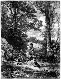 The Gleaners at the Stile, c1930s