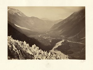 The Valley of Chamonix, View of Chapeau by Bisson Frères
