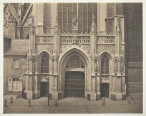 Untitled [South Façade of the Transept of St Michael’s and St Gudula Cathedral in Brussels, Belgium]