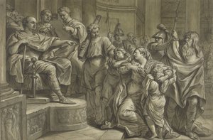 Eponina Asks Vespasian for Mercy for Sabinus