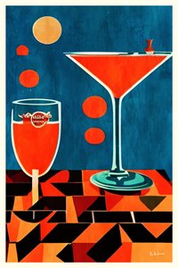 Retro Cocktail Table