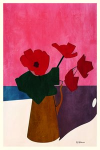 Vibrant Poppies Still Life