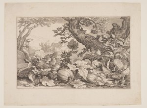 Plate 13, from Landscapes with Farmhouses by Boetius Adams Bolswert