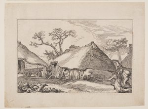 Plate 2, from Landscapes with Farmhouses