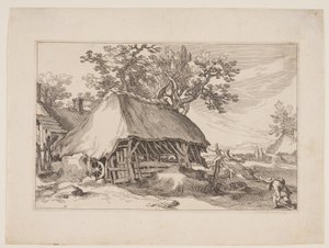 Plate 7, from Landscapes with Farmhouses