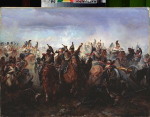 The Battle of Fere Champenoise, on March 25 by Bogdan Willewalde