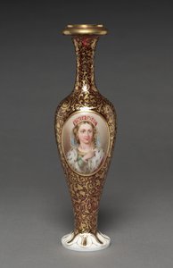 Vase, 1840-60 by Bohemian School