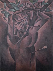 St Sebastian by Bohumil Kubišta