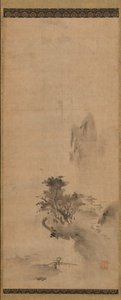 Splashed-Ink Landscape by Bokusho Shusho