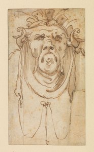 Grotesque Mask by Bolognese School