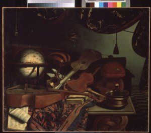 Still Life with Musical Instruments by Bonaventura Bettera