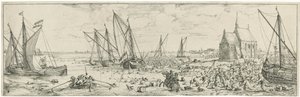 Failed Attack on Fort Kallo, 1638 by Bonaventura Peeters (I)