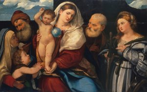Madonna and Child with Saints