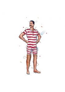 Classic Striped Swimmer