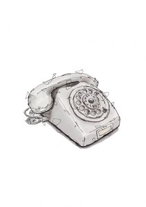 Nostalgic Rotary Phone by Borgenhag Holmqvist