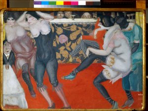 At the Cabaret by Boris Dmitrievich Grigoriev