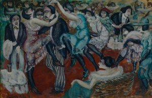 Café Chantant by Boris Dmitrievich Grigoriev