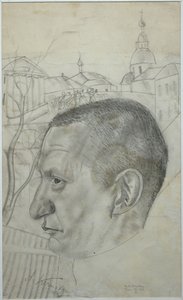 Portrait of Alexander Kerensky by Boris Dmitrievich Grigoriev