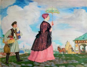 Merchants Woman with Purchases, 1920