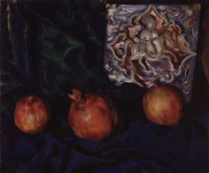 Still Life: Pomegranates, 1910 by Boris Mikhailovich Kustodiev