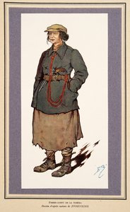 Female Secret Agent from Histoire des Soviets, pub. 1922