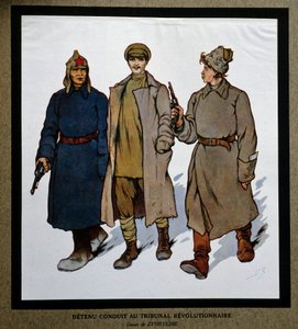 Russia After the Revolution of 1917: A Detainee Brought to the Revolutionary Tribunal by Boris Vasilievich Zvorykin