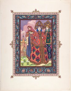 Illustration for the Fairy Tale Vasilisa the Beautiful