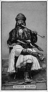 A Bosnian Soldier, from a late 19th century photograph