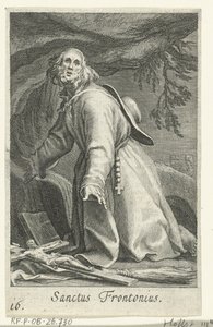 Saint Frontonius of Egypt as a Hermit by Boëtius Adamsz. Bolswert