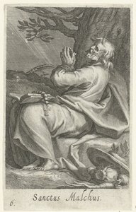 Saint Malchus of Chalcis as a Hermit (Sacra Eremus Ascetarvm)