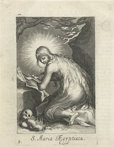 Saint Mary of Egypt as a Hermit by Boëtius Adamsz. Bolswert