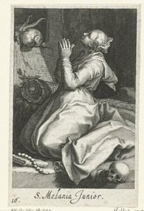 Saint Melania the Younger as a Hermit by Boëtius Adamsz. Bolswert
