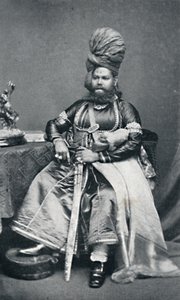 Maharaja of Panab, Bombay Presidency, 1902