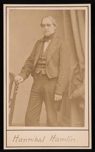 Portrait of Hannibal Hamlin by Brady