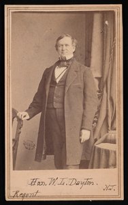 Portrait of William Lewis Dayton 1807-1864, Before 1864 by Brady