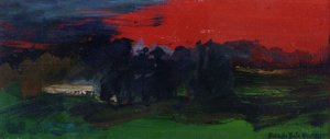 Landscape with a Red Sky