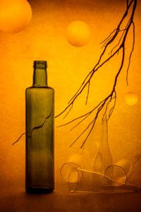 Cracked Bottle Golden Glow by Brig Barkow