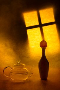 Golden Hour Tea Scene by Brig Barkow