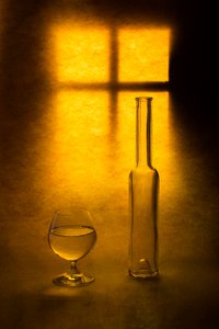 Golden Light Window Still Life by Brig Barkow