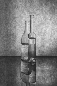 Reflected Glass Bottles by Brig Barkow