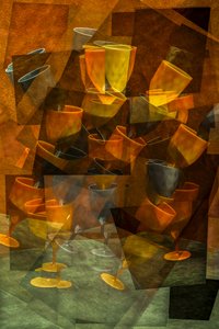 Warm Abstract Glasses by Brig Barkow