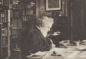 Book Collector, William Morris in His Library at Kelmscott House, Hammersmith